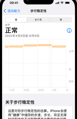 靖远iPhone手机维修如何在iPhone开启'步行稳定性通知'