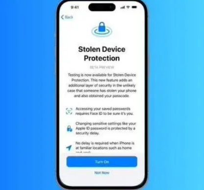 靖远苹果授权维修店分享被盗设备保护功能开启方法 